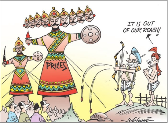 Prices vs. People on Dusshera Dussehra Cartoons, Funny Dussehra Latest Cartoons and Comic Pictures By teluguOne comedy